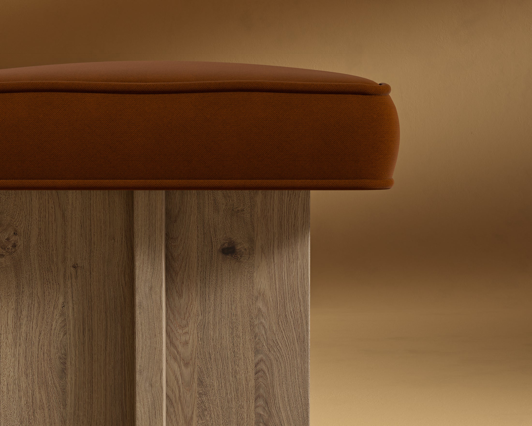 Solid natural acacia wood with unique grains