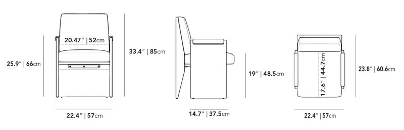 Product dimensions